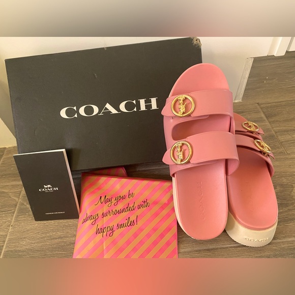 Coach Shoes - Gable Sandal Coach Size 7 🩷 Bubblegum